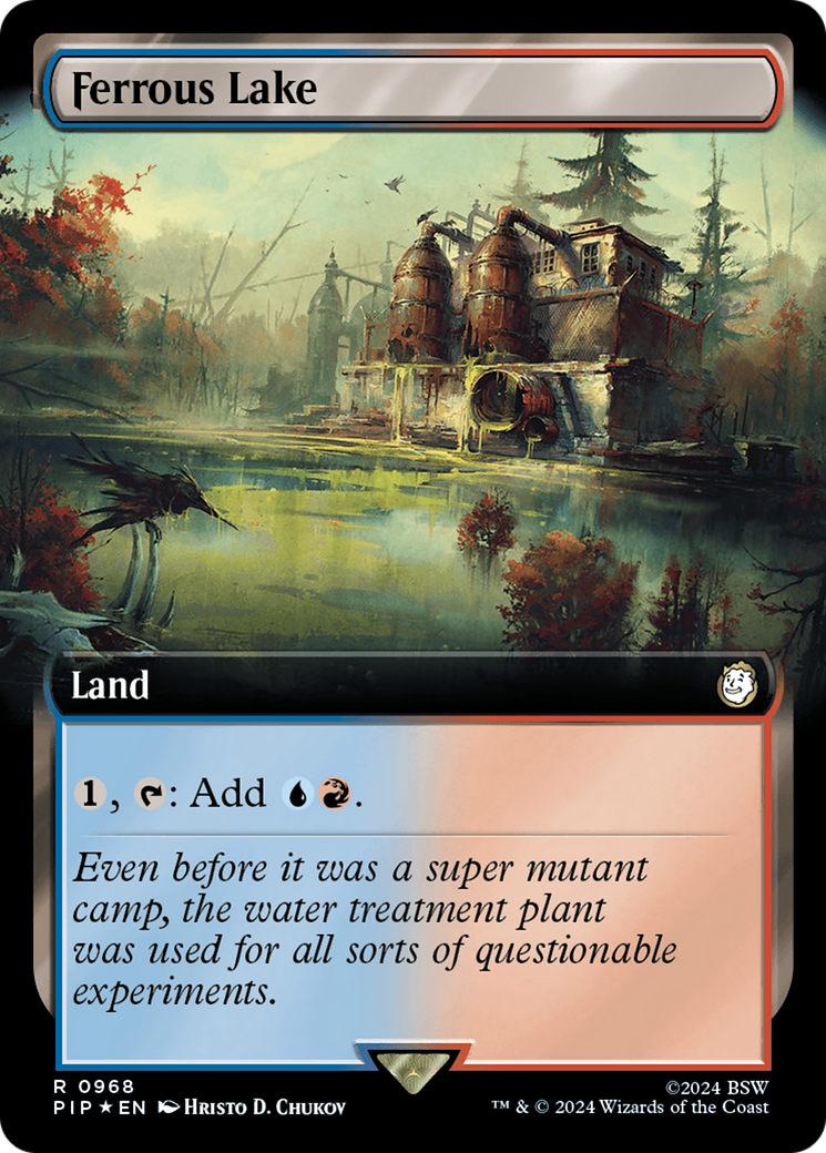 Ferrous Lake (Extended Art) (Surge Foil) (968) [Fallout] foil - Deck Out Gaming