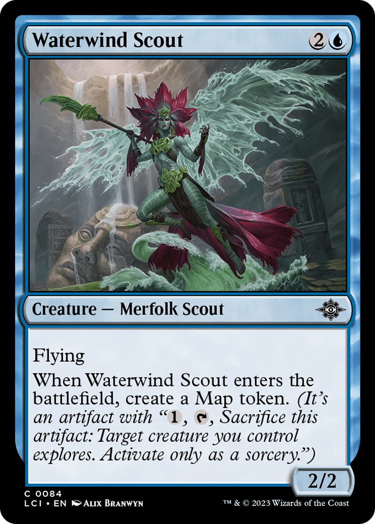 Waterwind Scout (84) [The Lost Caverns of Ixalan] foil - Deck Out Gaming