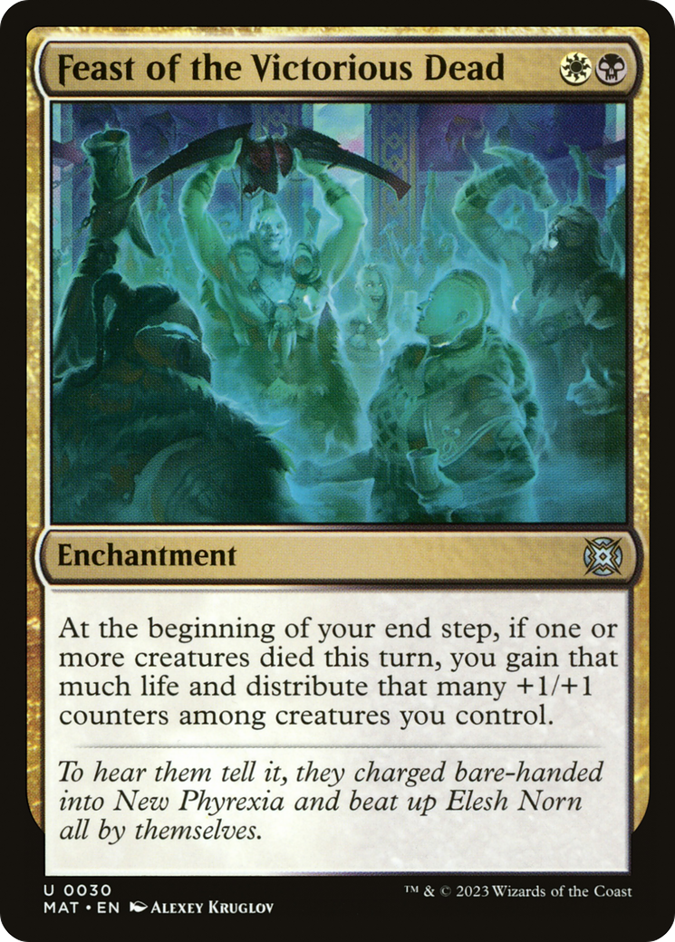 Feast of the Victorious Dead (30) [March of the Machine: The Aftermath] foil - Deck Out Gaming
