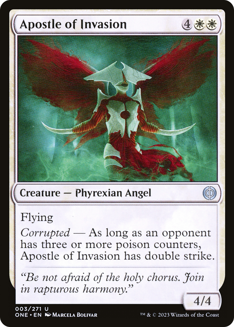 Apostle of Invasion (3) [Phyrexia: All Will Be One] foil - Deck Out Gaming