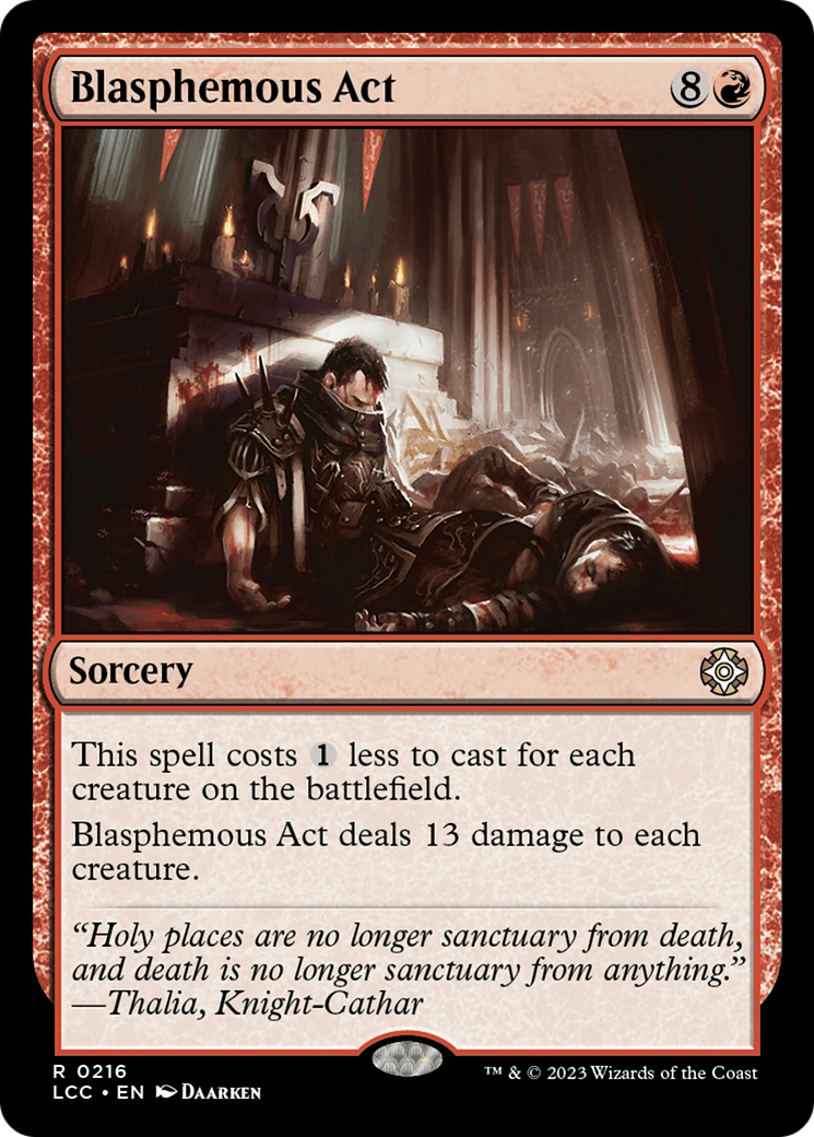 Blasphemous Act (216) [The Lost Caverns of Ixalan Commander] - Deck Out Gaming