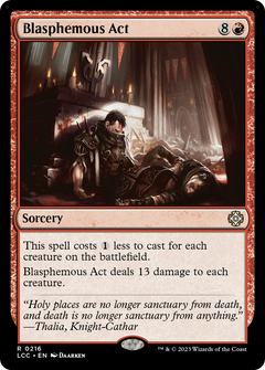 Blasphemous Act (216) [The Lost Caverns of Ixalan Commander] - Deck Out Gaming