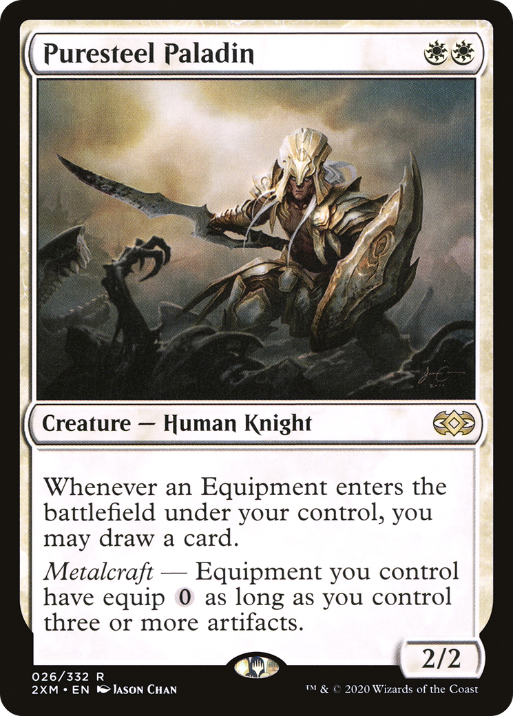 Puresteel Paladin (26) [Double Masters] - Deck Out Gaming