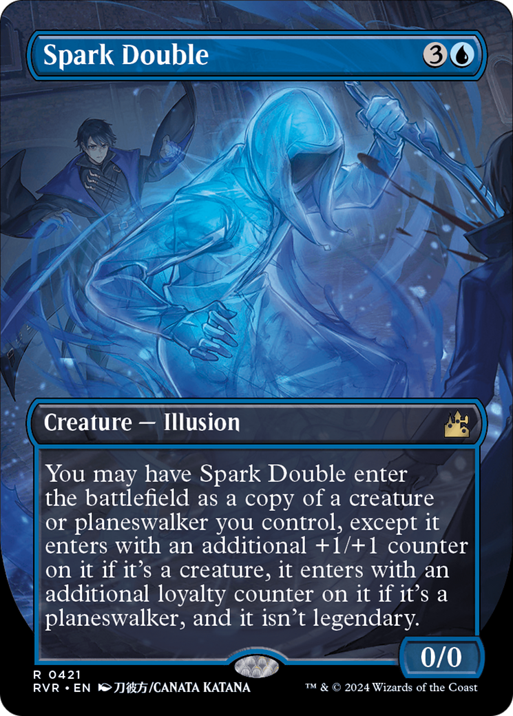 Spark Double (Anime Borderless) (421) [Ravnica Remastered] - Deck Out Gaming