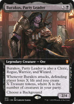Burakos, Party Leader (Extended Art) (622) [Commander Legends: Battle for Baldur's Gate] foil - Deck Out Gaming