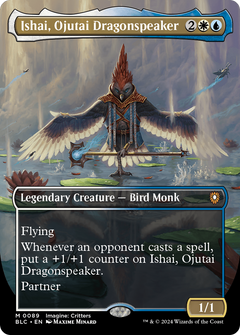 Ishai, Ojutai Dragonspeaker (Borderless) (89) [Bloomburrow Commander] - Deck Out Gaming