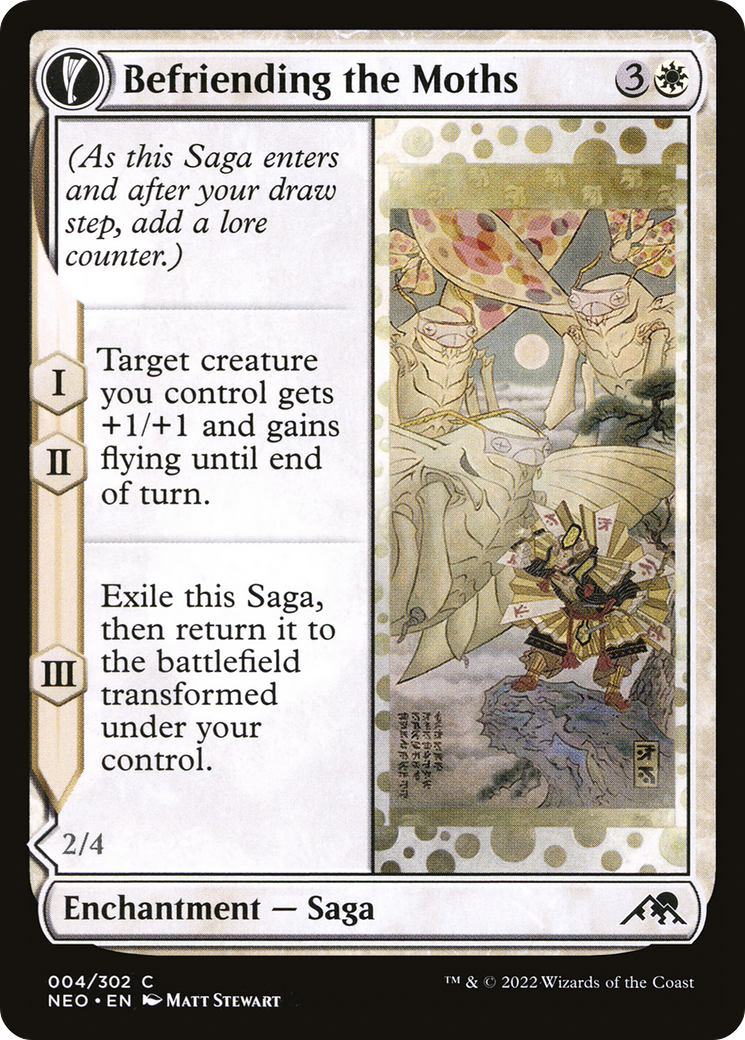 Befriending the Moths (4) [Kamigawa: Neon Dynasty] foil - Deck Out Gaming
