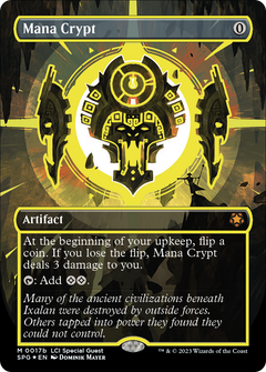 Mana Crypt (0017b) (Borderless) (17b) [Special Guests] foil - Deck Out Gaming