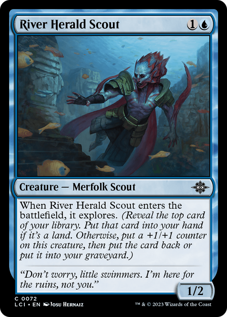 River Herald Scout (72) [The Lost Caverns of Ixalan] - Deck Out Gaming