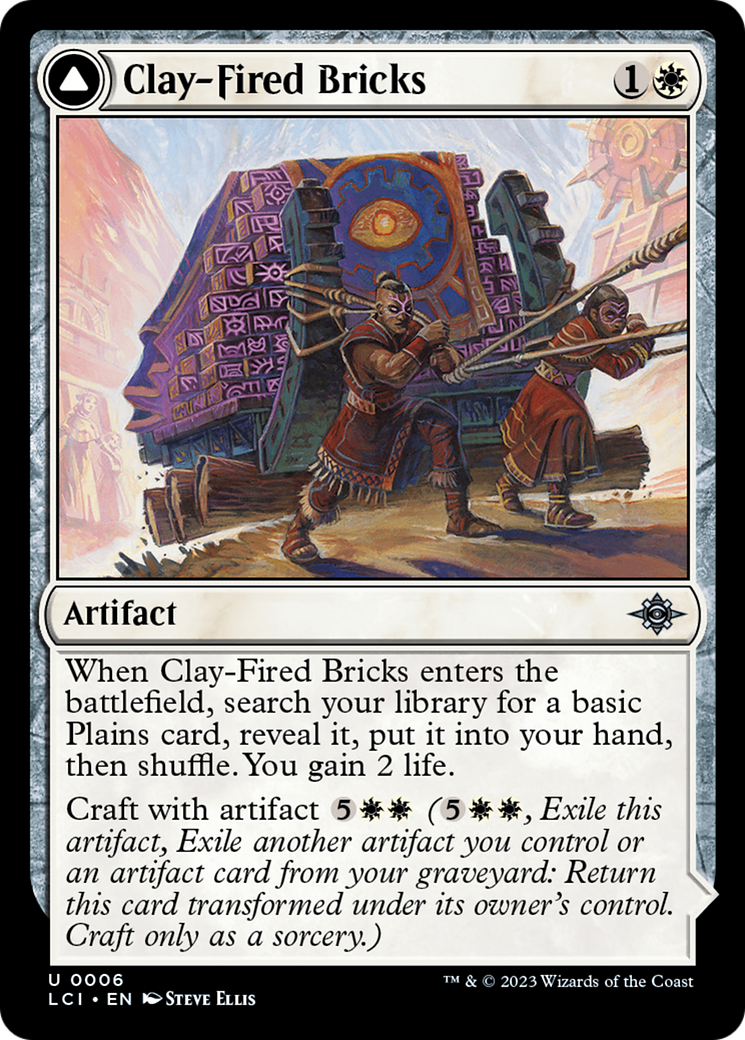 Clay-Fired Bricks (6) [The Lost Caverns of Ixalan] - Deck Out Gaming