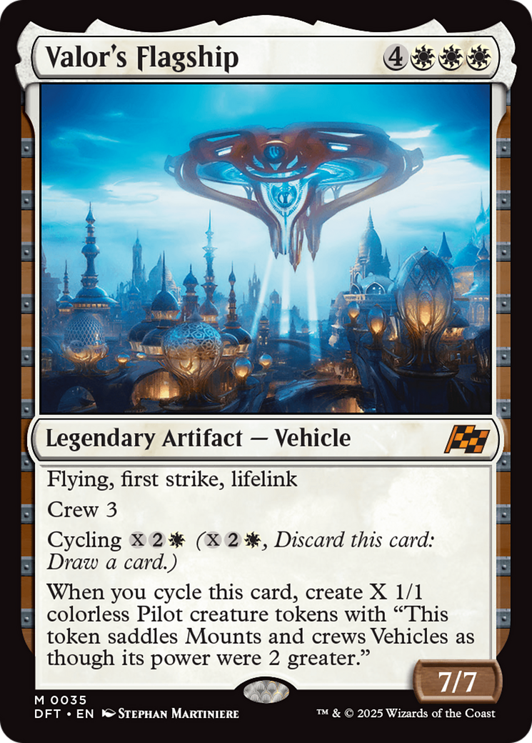 Valor's Flagship (35) [Aetherdrift] - Deck Out Gaming