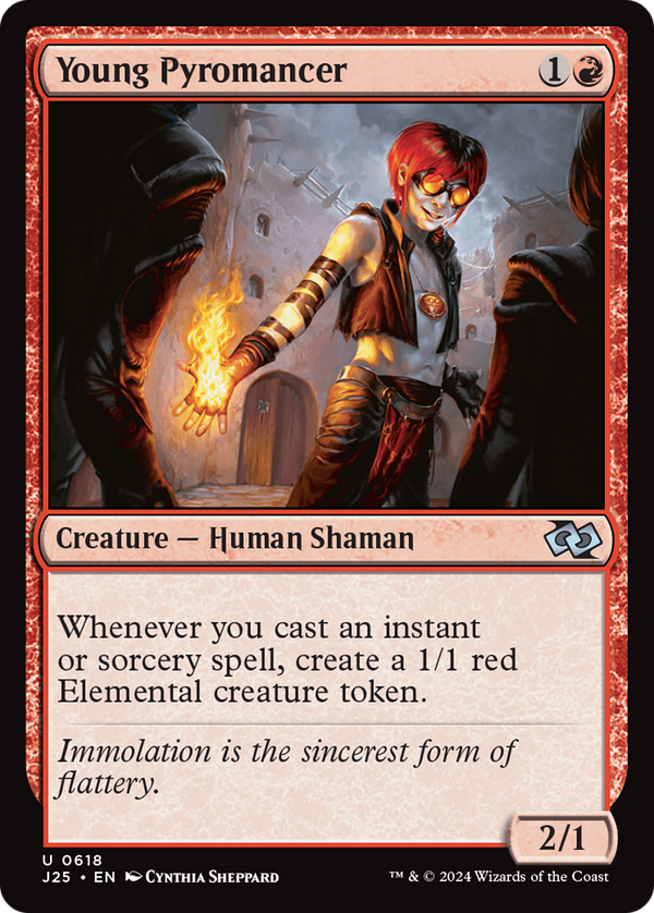 Young Pyromancer (618) [Foundations Jumpstart] - Deck Out Gaming