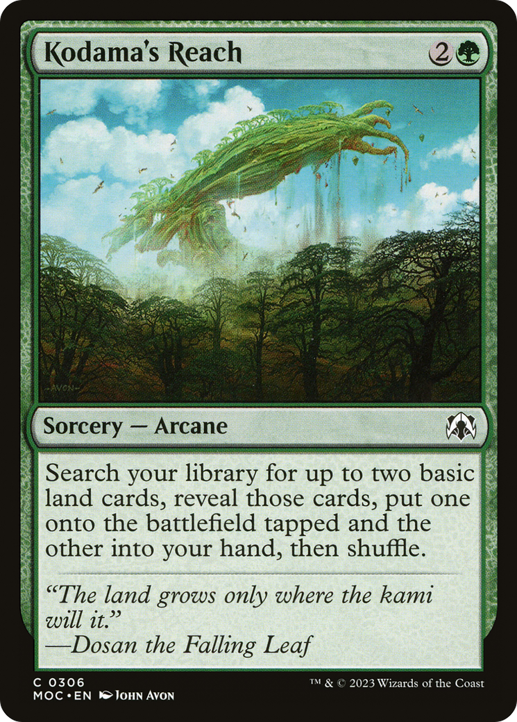 Kodama's Reach (306) [March of the Machine Commander] - Deck Out Gaming