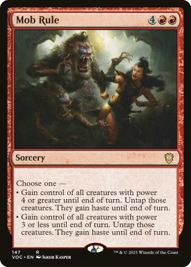 Mob Rule (147) [Crimson Vow Commander] - Deck Out Gaming