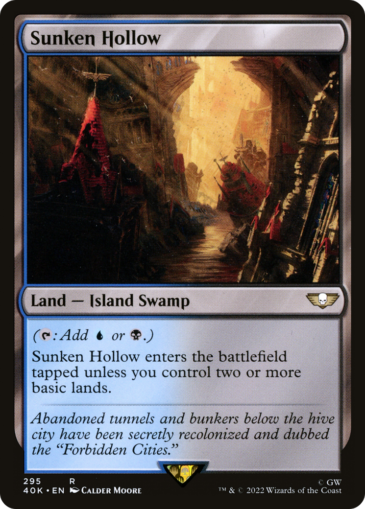 Sunken Hollow (295) [Warhammer 40,000 Commander] - Deck Out Gaming