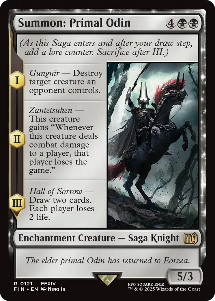 Summon: Primal Odin (121) [FINAL FANTASY] foil - Deck Out Gaming