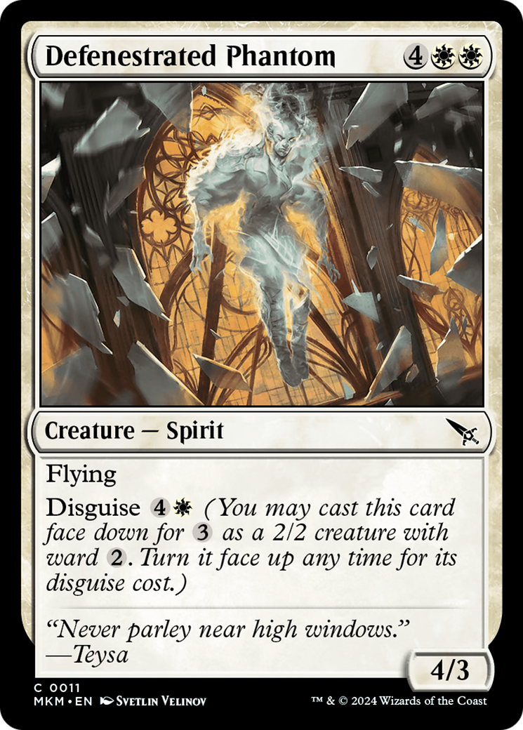 Defenestrated Phantom (11) [Murders at Karlov Manor] foil - Deck Out Gaming