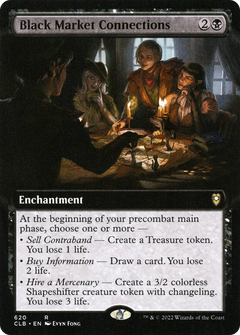 Black Market Connections (Extended Art) (620) [Commander Legends: Battle for Baldur's Gate] - Deck Out Gaming