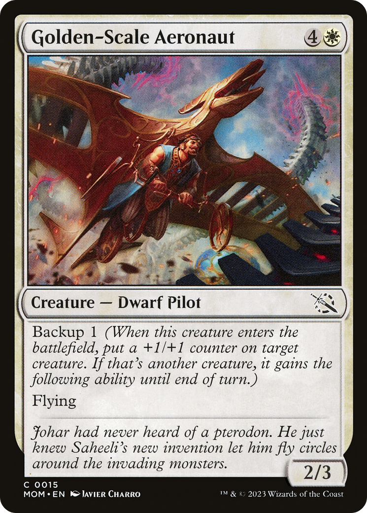 Golden-Scale Aeronaut (15) [March of the Machine] - Deck Out Gaming