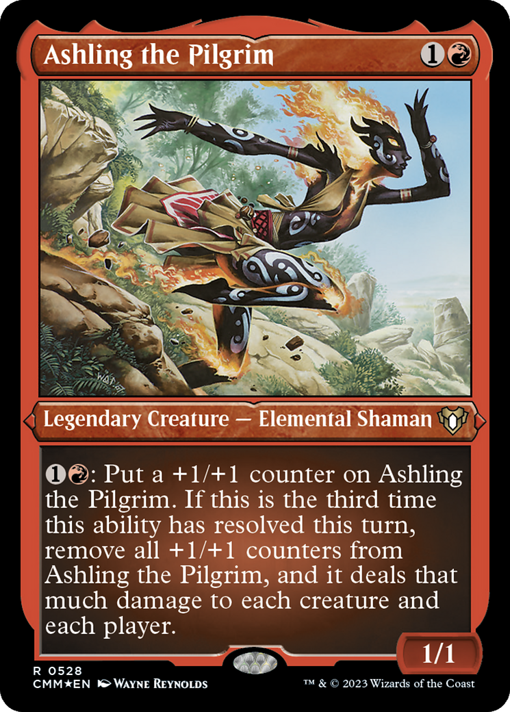 Ashling the Pilgrim (528) [Commander Masters] etched - Deck Out Gaming