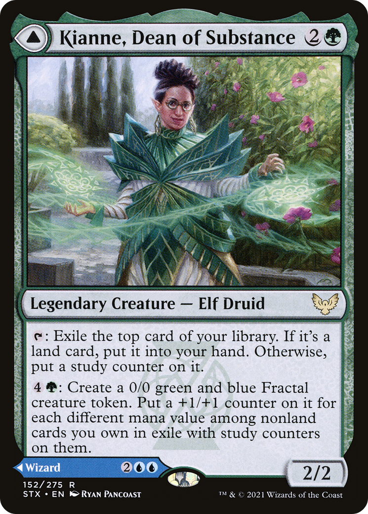 Kianne, Dean of Substance (152) [Strixhaven: School of Mages] foil - Deck Out Gaming