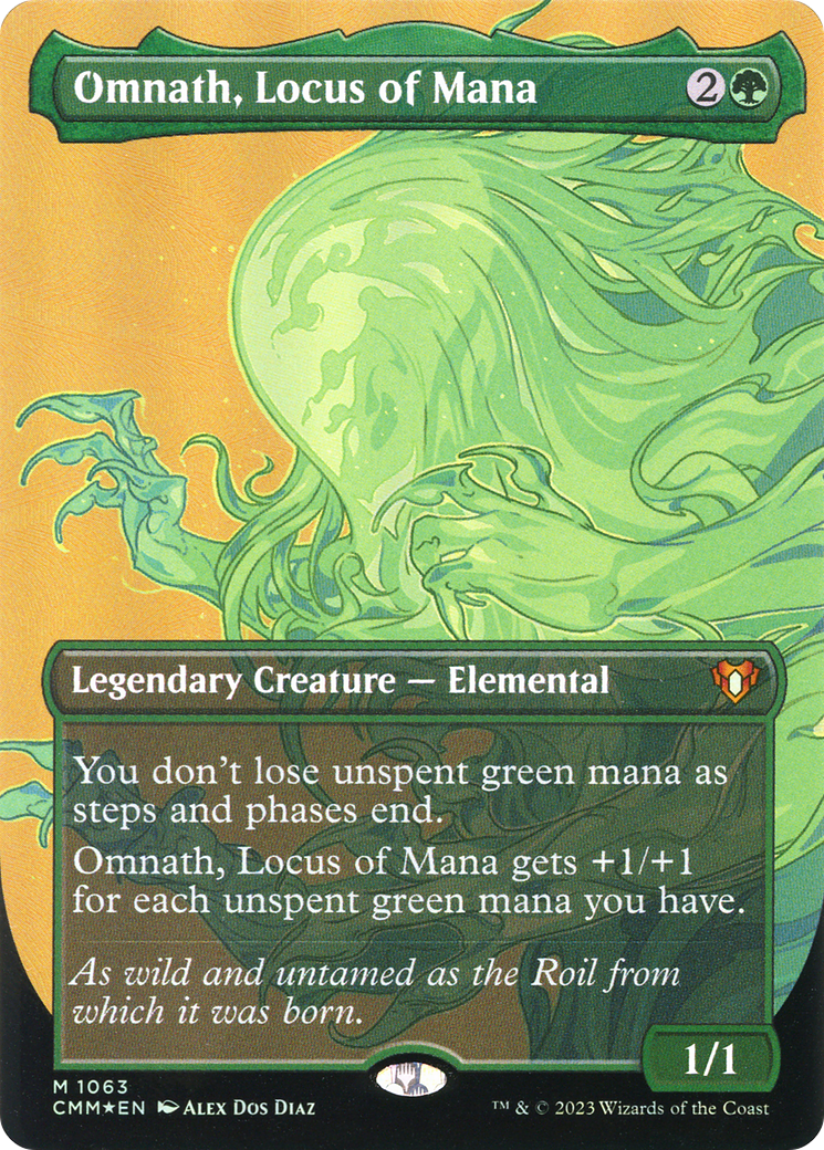 Omnath, Locus of Mana (Textured Foil) (1063) [Commander Masters] foil - Deck Out Gaming