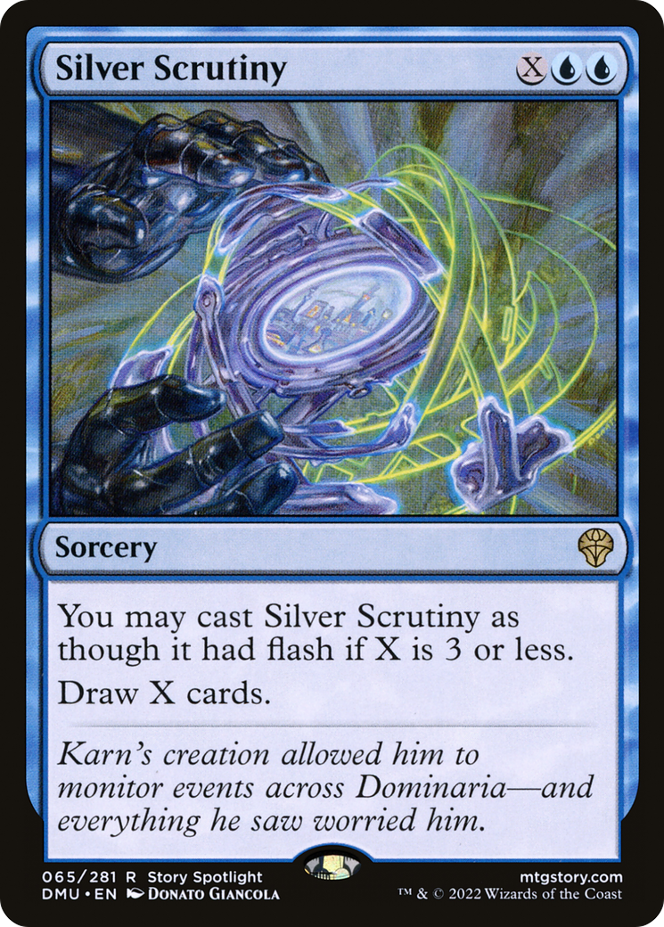 Silver Scrutiny (65) [Dominaria United] foil - Deck Out Gaming