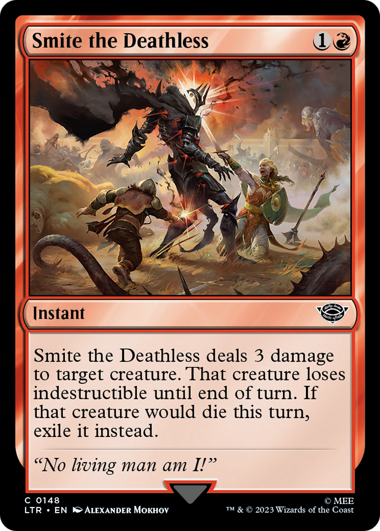 Smite the Deathless (148) [The Lord of the Rings: Tales of Middle-earth] foil - Deck Out Gaming