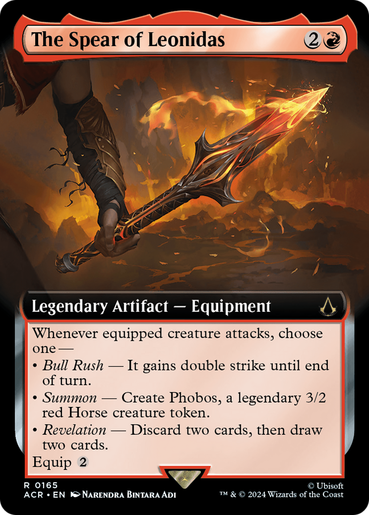 The Spear of Leonidas (Extended Art) (165) [Assassin's Creed] - Deck Out Gaming