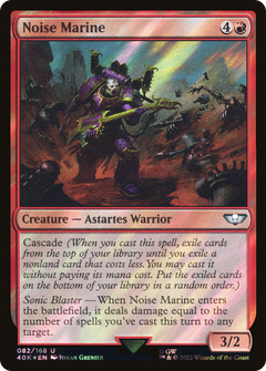 Noise Marine (Surge Foil) (82) [Warhammer 40,000 Commander] foil - Deck Out Gaming