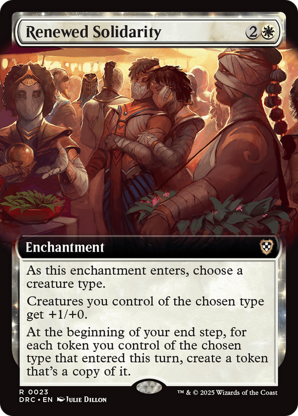 Renewed Solidarity (Extended Art) (23) [Commander: Aetherdrift] - Deck Out Gaming