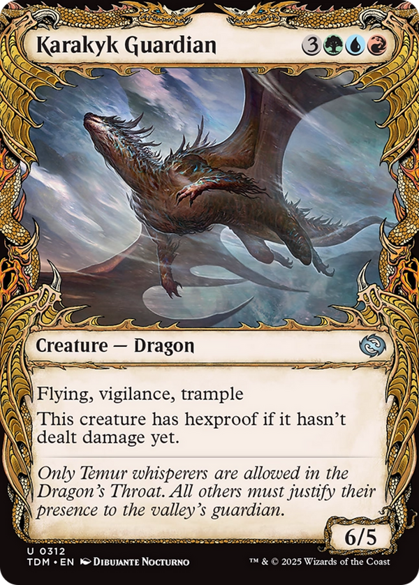 Karakyk Guardian (Showcase) (312) [Tarkir: Dragonstorm] - Deck Out Gaming