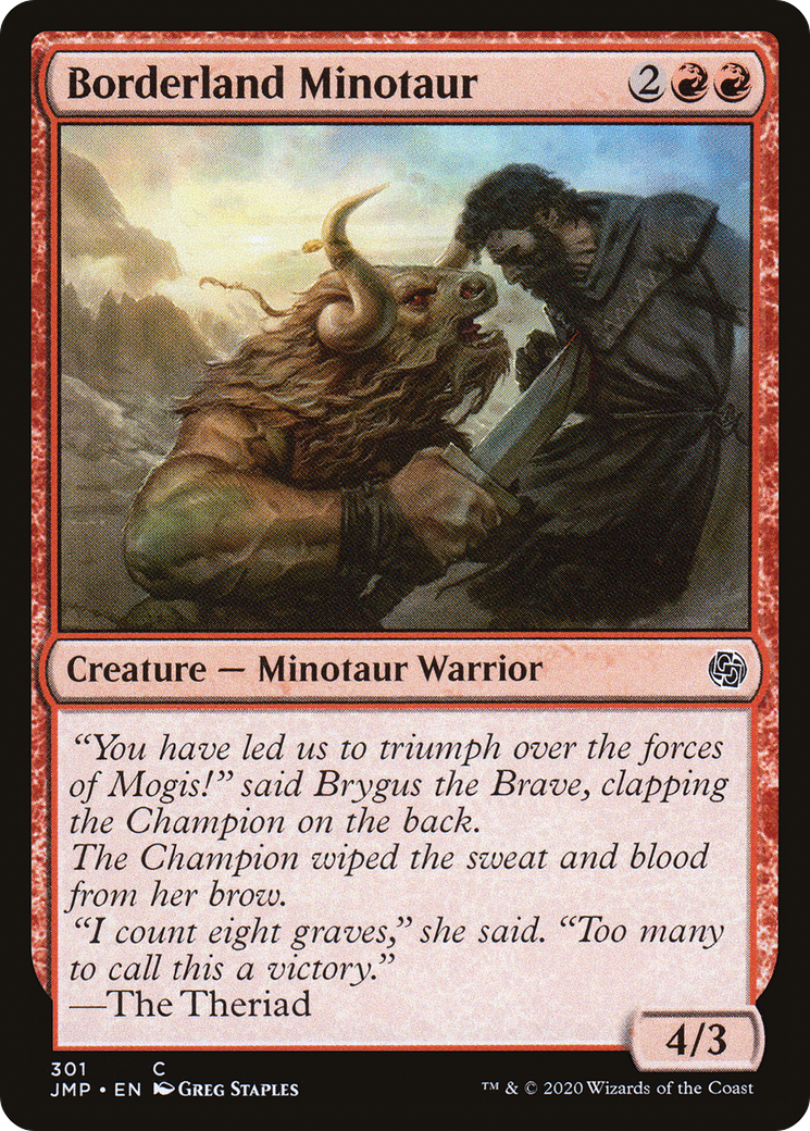 Borderland Minotaur (301) [Jumpstart] - Deck Out Gaming