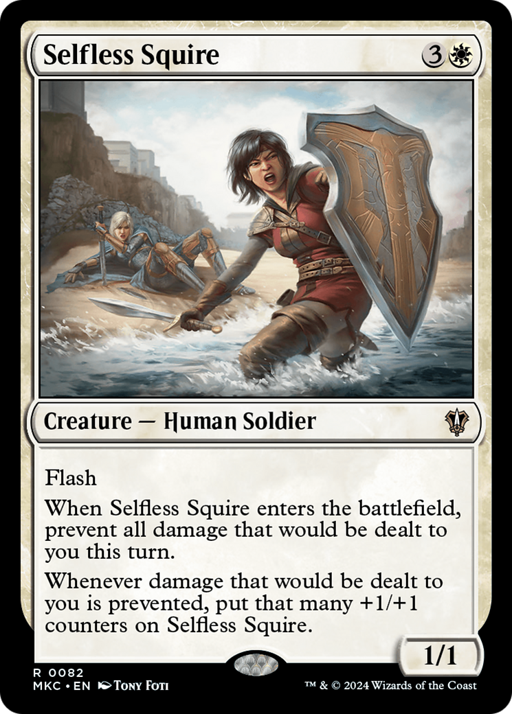 Selfless Squire (82) [Murders at Karlov Manor Commander] - Deck Out Gaming