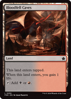Bloodfell Caves (259) [Foundations] - Deck Out Gaming