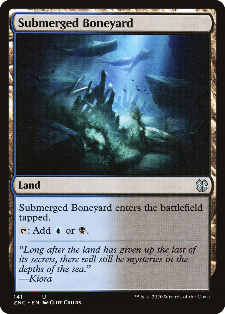 Submerged Boneyard (141) [Commander: Zendikar Rising] - Deck Out Gaming