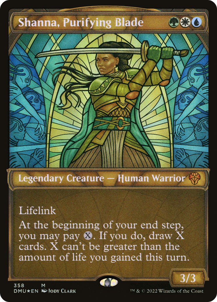 Shanna, Purifying Blade (Textured Foil) (358) [Dominaria United] foil - Deck Out Gaming