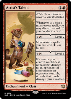 Artist's Talent (124) [Bloomburrow] - Deck Out Gaming