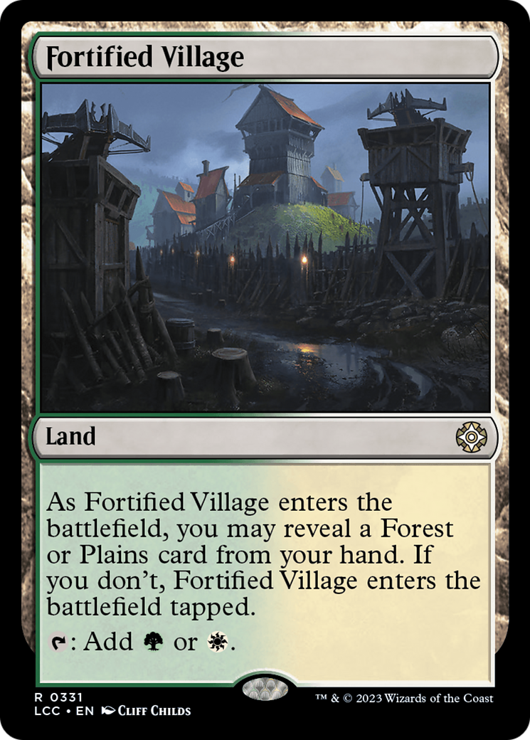 Fortified Village (331) [The Lost Caverns of Ixalan Commander] - Deck Out Gaming