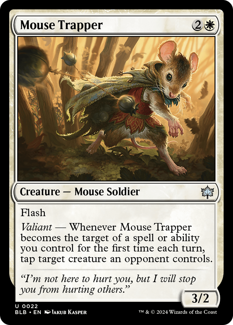 Mouse Trapper (22) [Bloomburrow] - Deck Out Gaming