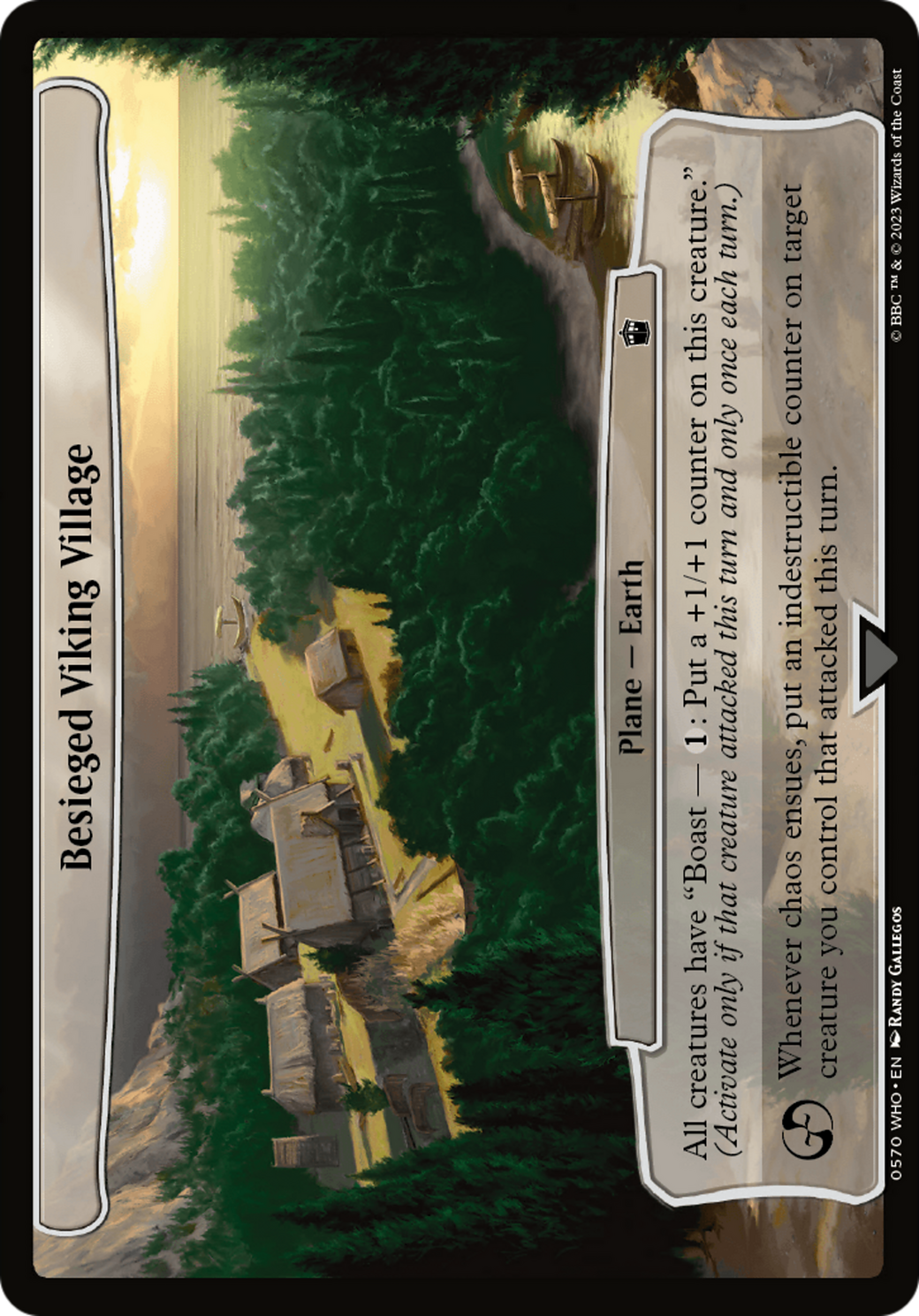 Besieged Viking Village (570) [Doctor Who] - Deck Out Gaming