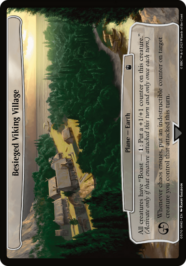 Besieged Viking Village (570) [Doctor Who] - Deck Out Gaming