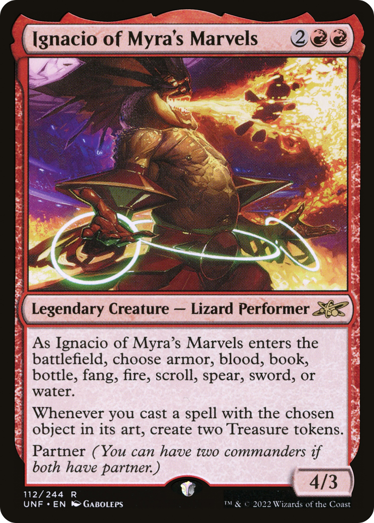 Ignacio of Myra's Marvels (112) [Unfinity] foil - Deck Out Gaming