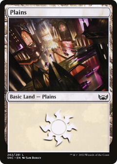 Plains (262) (262) [Streets of New Capenna] foil - Deck Out Gaming