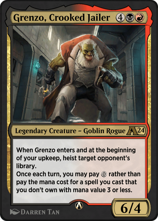 Grenzo, Crooked Jailer (22) [Alchemy: Outlaws of Thunder Junction] - Deck Out Gaming