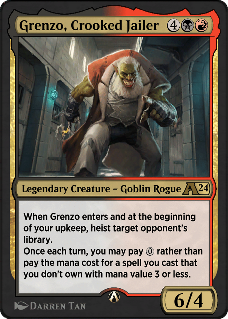 Grenzo, Crooked Jailer (22) [Alchemy: Outlaws of Thunder Junction] - Deck Out Gaming