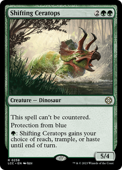 Shifting Ceratops (258) [The Lost Caverns of Ixalan Commander] - Deck Out Gaming