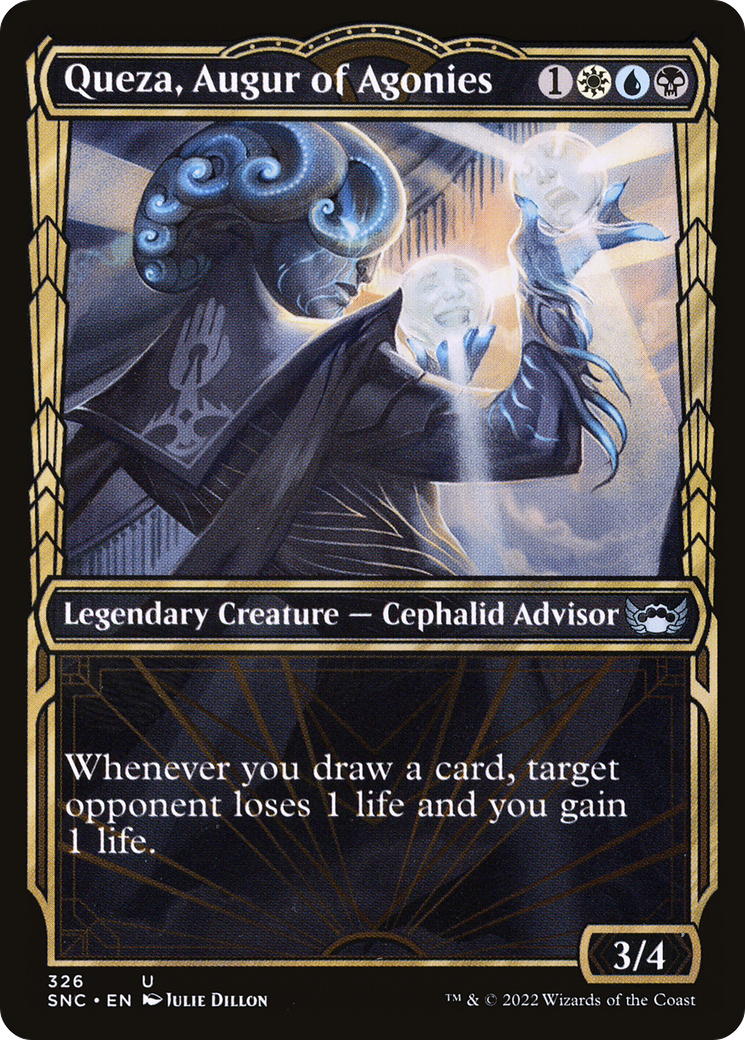 Queza, Augur of Agonies (Showcase) (326) [Streets of New Capenna] - Deck Out Gaming