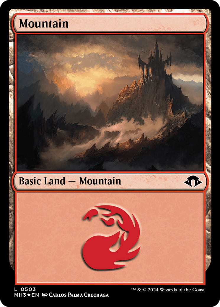 Mountain (0503) (Ripple Foil) (503) [Modern Horizons 3] foil - Deck Out Gaming