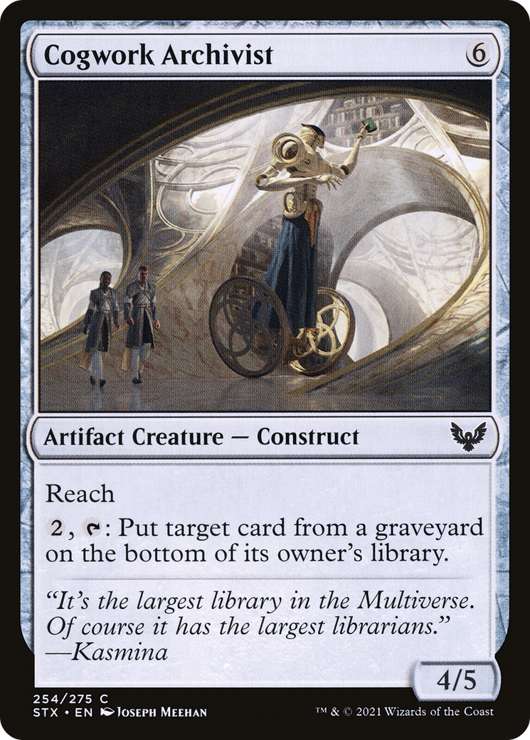 Cogwork Archivist (254) [Strixhaven: School of Mages] foil - Deck Out Gaming